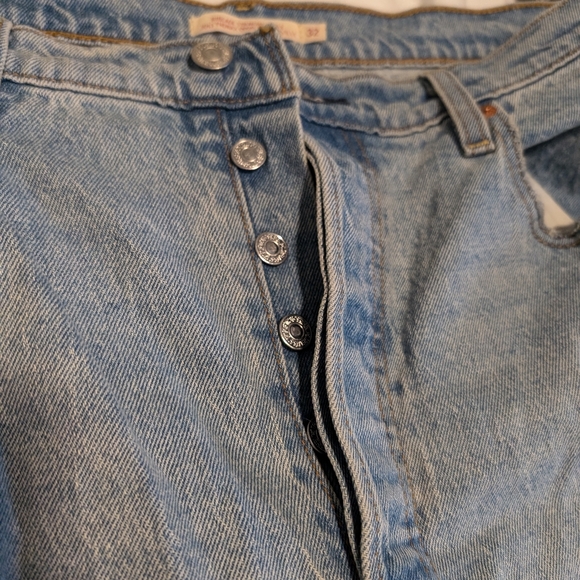 Levi's Ribcage Straight Ankle Jeans - Size 32 - Picture 3 of 7